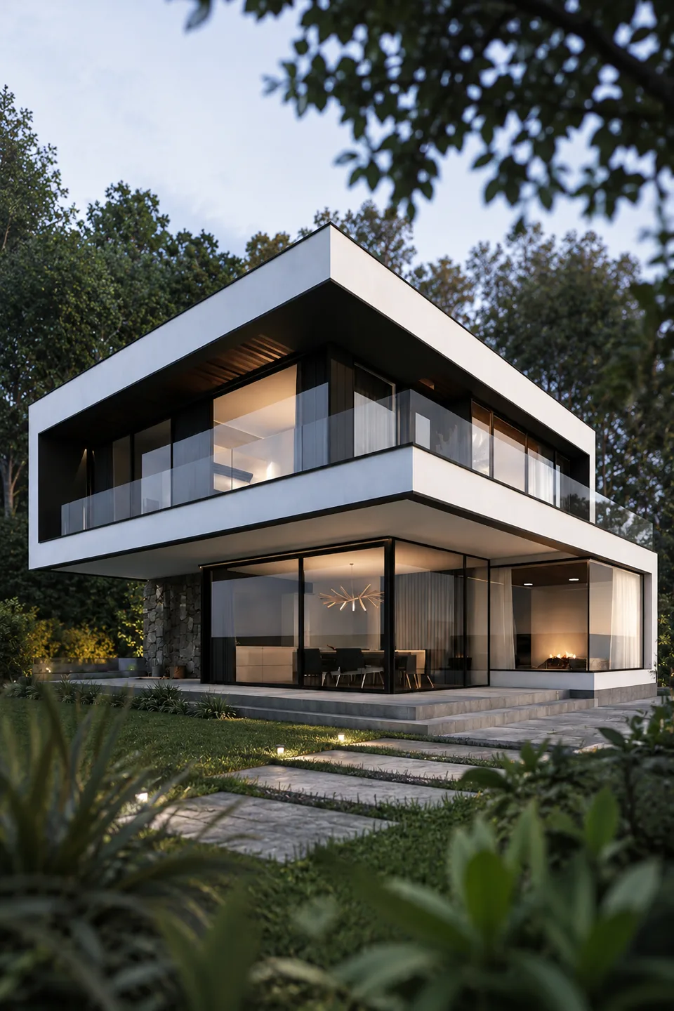 Fachada de un conjunto residencial moderno